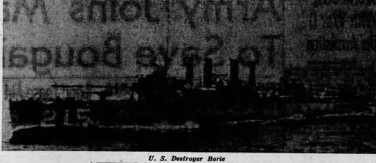 U.S Destroyer Borie